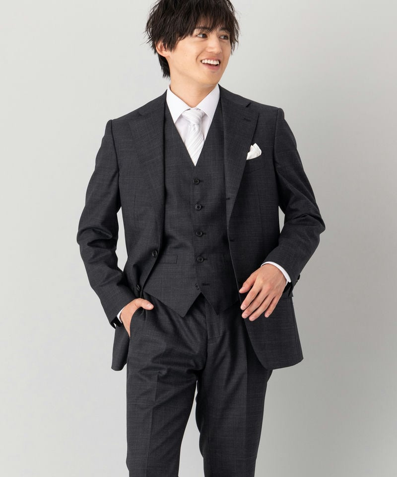 SUIT SQUARE 【7点セット】シャドーオーバーチェック・スリーピース
