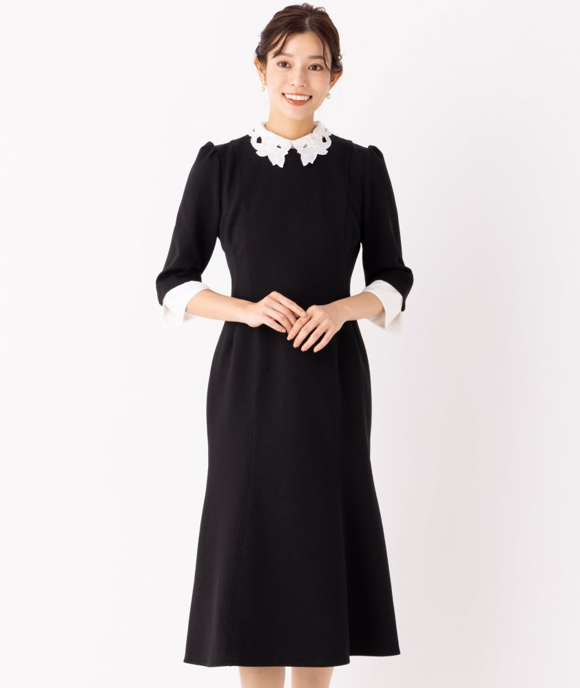 CELFORD セルフォード レースブラウスセットマーメイドドレス ブラック