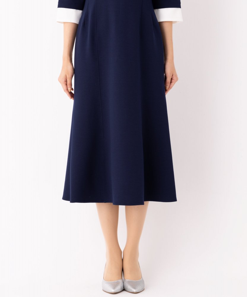 CELFORD セルフォード エンブロイダリーカラーポンチワンピース