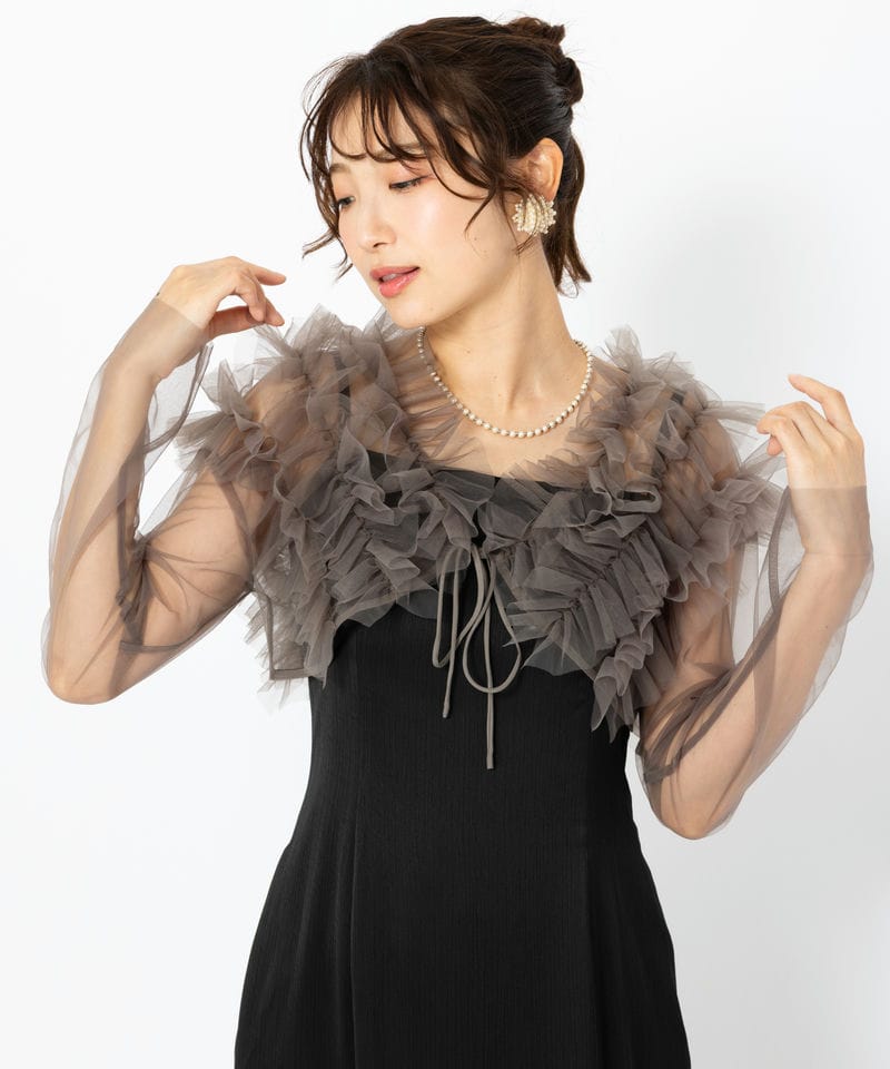 LAGUNAMOON ラグナムーン LADYチュールボレロキャミワンピースドレス