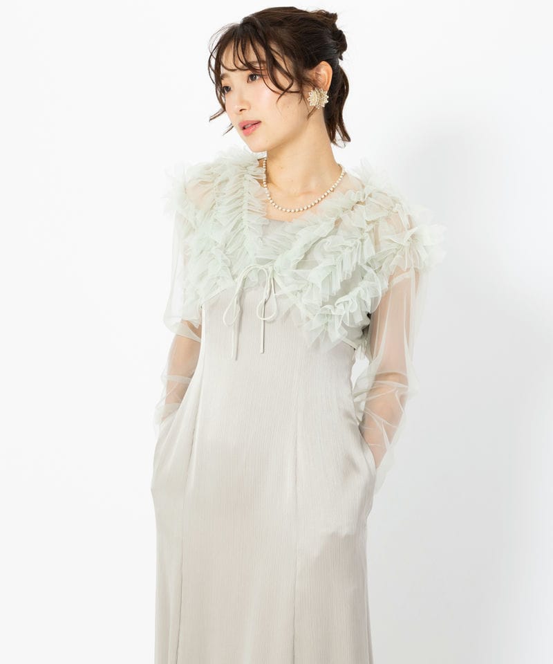 LAGUNAMOON ラグナムーン LADYチュールボレロキャミワンピースドレス