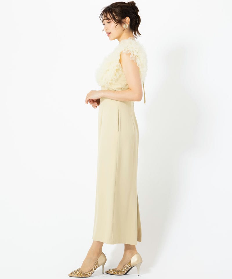 LAGUNAMOON ラグナムーン LADYショルダーチュールIラインドレス