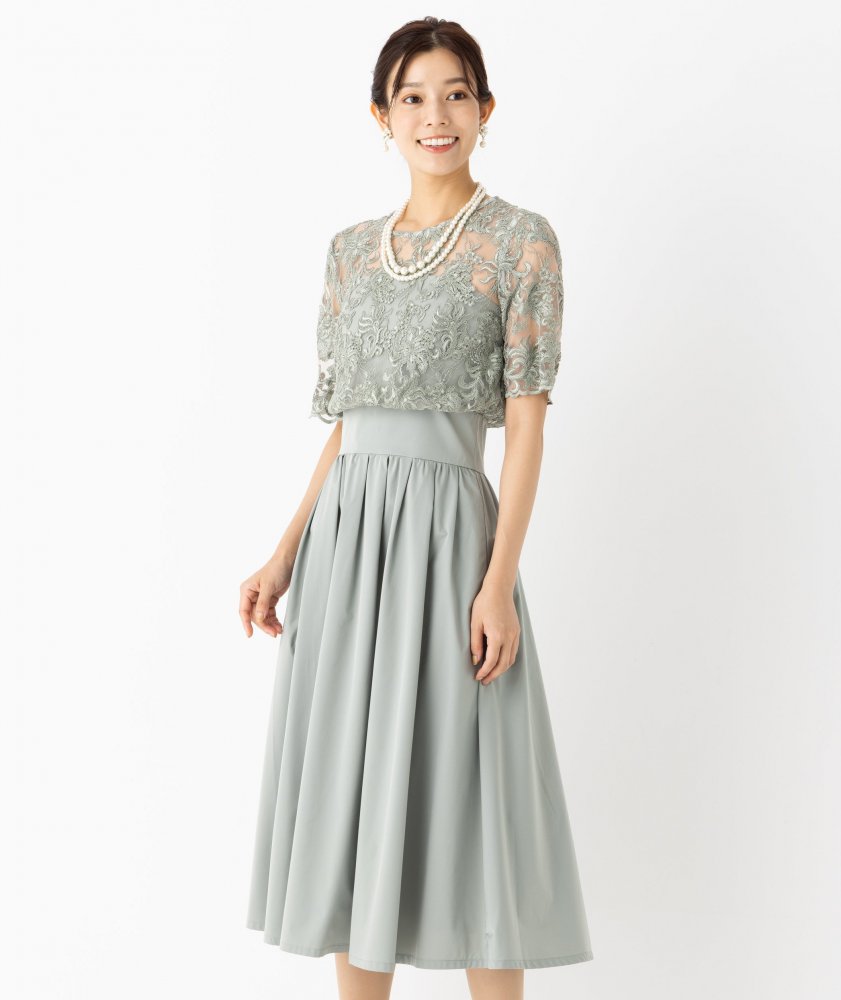 LAGUNAMOON ラグナムーン LADYオーバーレースギャザードレス その他 x