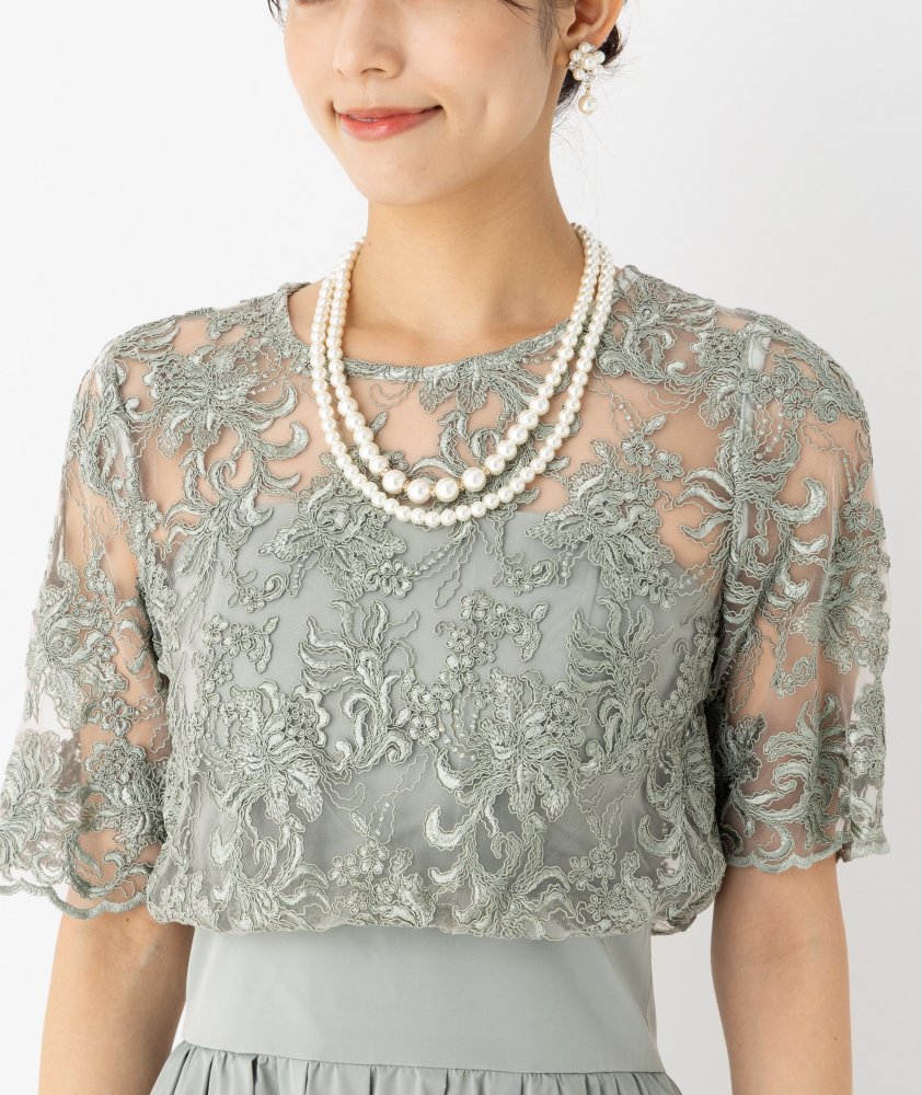 LAGUNAMOON ラグナムーン LADYオーバーレースギャザードレス その他 x