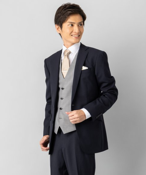 SUIT SELECT スーツセレクト スリムフィットスリーピーススーツ