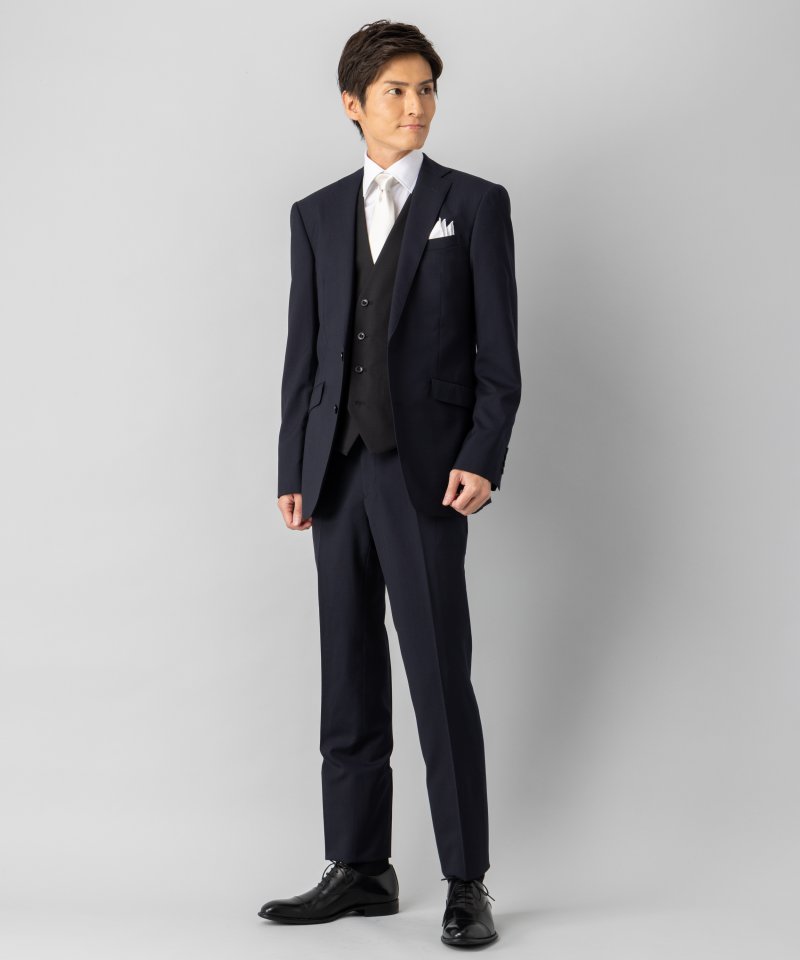 SUIT SELECT スーツセレクト スリムフィットスリーピーススーツ