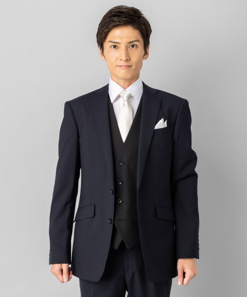 SUIT SELECT スーツセレクト スリムフィットスリーピーススーツ