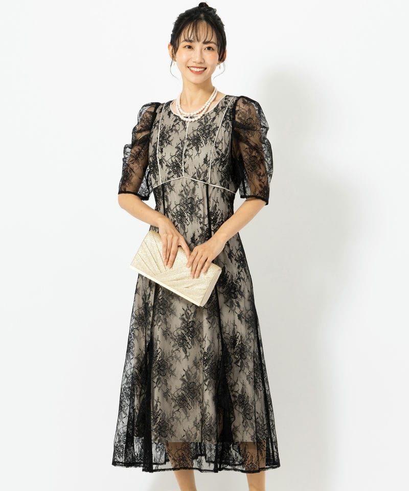 JILL STUART 【ドレス2点SET】チューリップカラーレースドレス