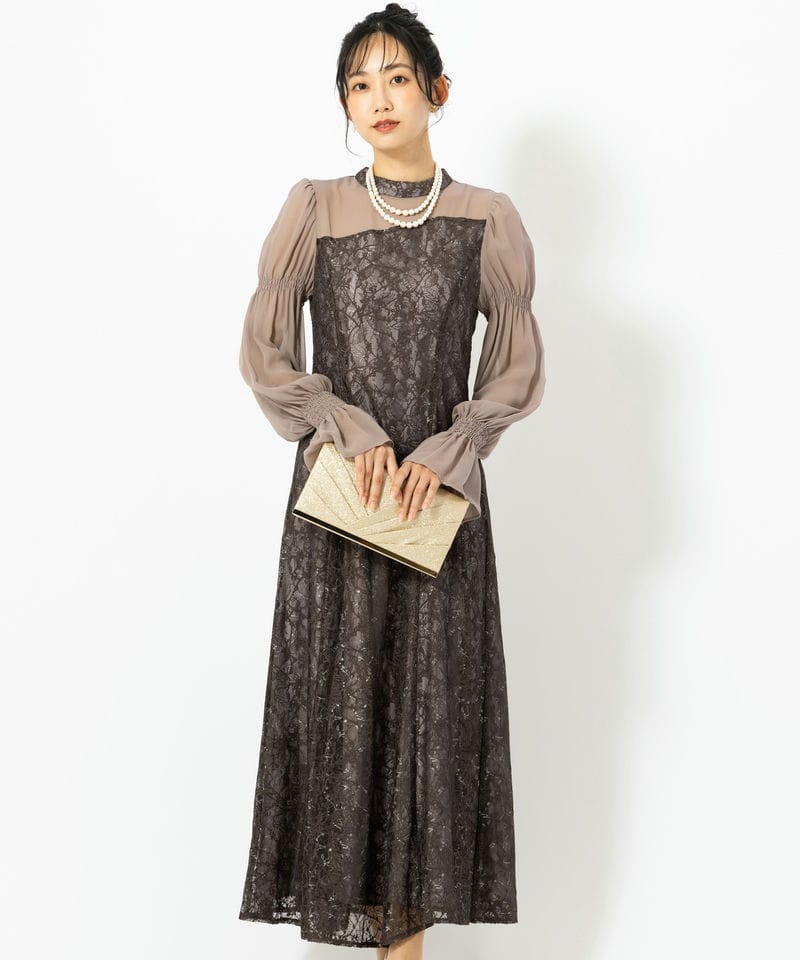 FRAY I.D フレイアイディー グロッシーレースジャガードマーメイド