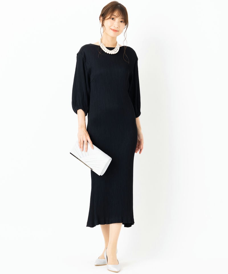 JOIEVE ジョエブ シャインベーシックドレス ネイビー系 | 結婚式
