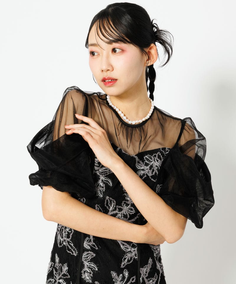 Leja レジャ フラワーリリーフマテリアルボリュームスリーブIライン