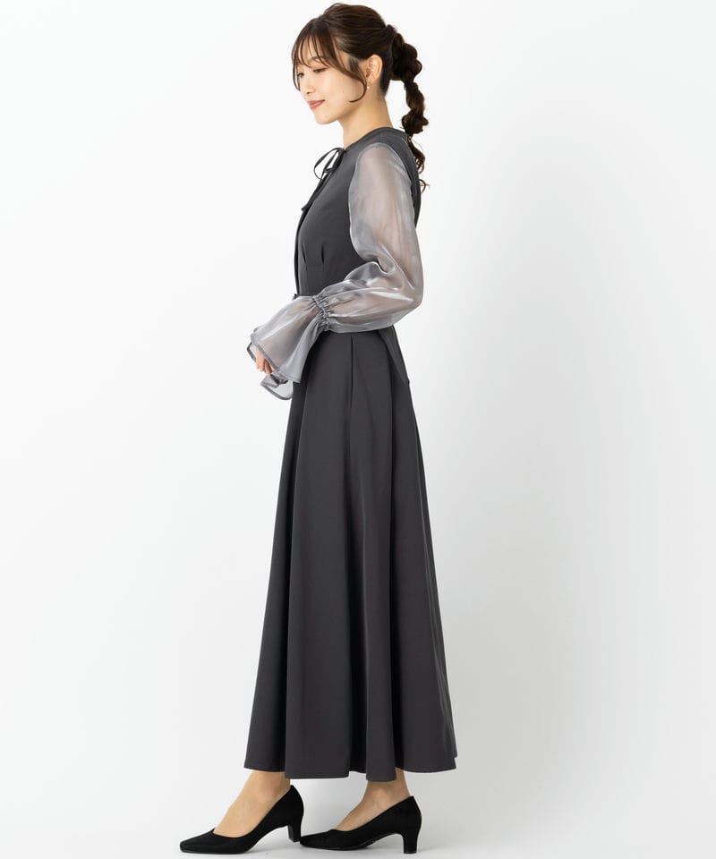 HARE オケージョンドレス グレー HARE(ハレ) | ⁡ 【 DRESS DRESS DRESS 】 ⁡ ＿ ⁡ ⁡ 大人気のHARE