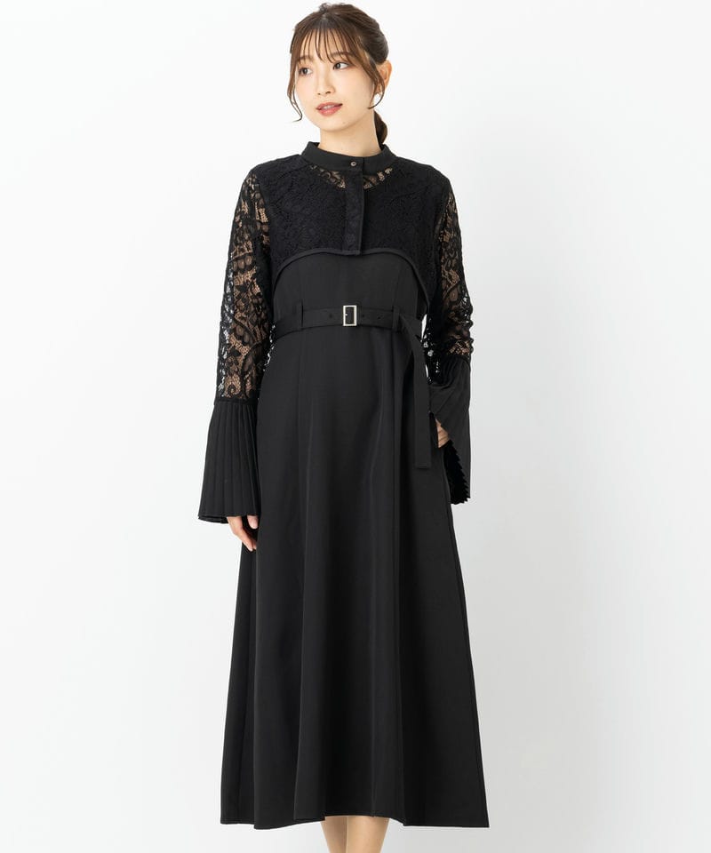 ANDRESD アンドレスド ボクシーレイヤードチュールジャケット グレー系