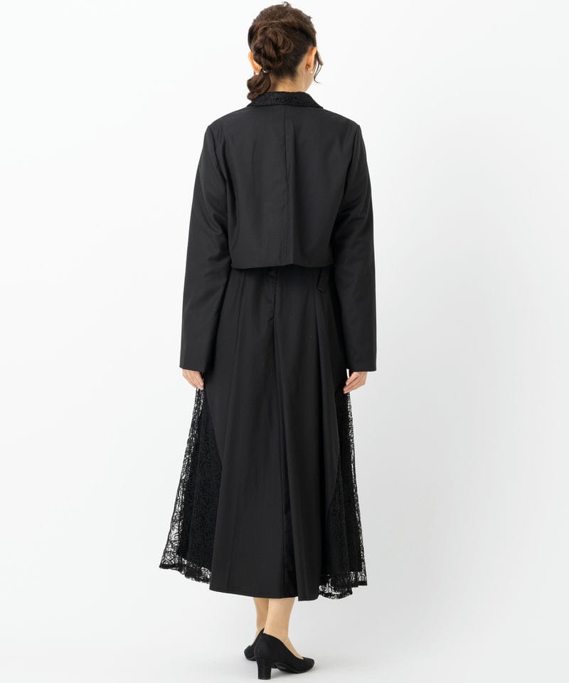 HARE ハレ 2Pレースキリカエジャケットドレス ブラック系 | 結婚式