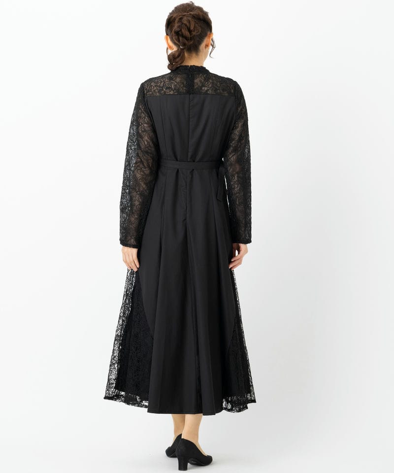 HARE ハレ 2Pレースキリカエジャケットドレス ブラック系 | 結婚式