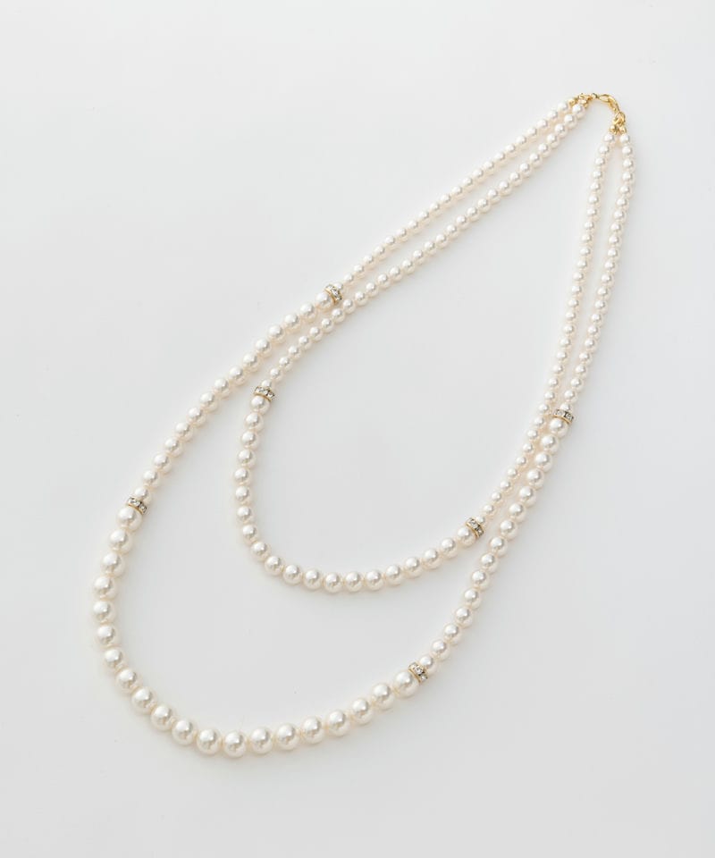 PREFERENCE プリファレンス 2連ロンデルミックスロングパール