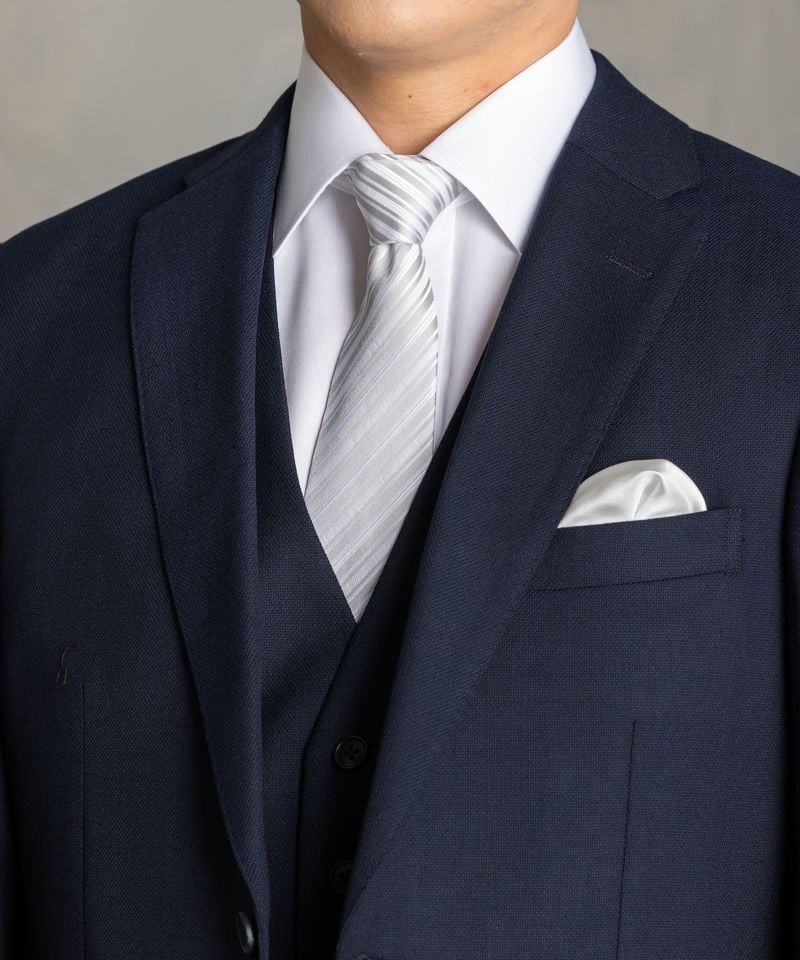 Select Shop [2579RJ]ウールブレンドソリッドスリーピーススーツ