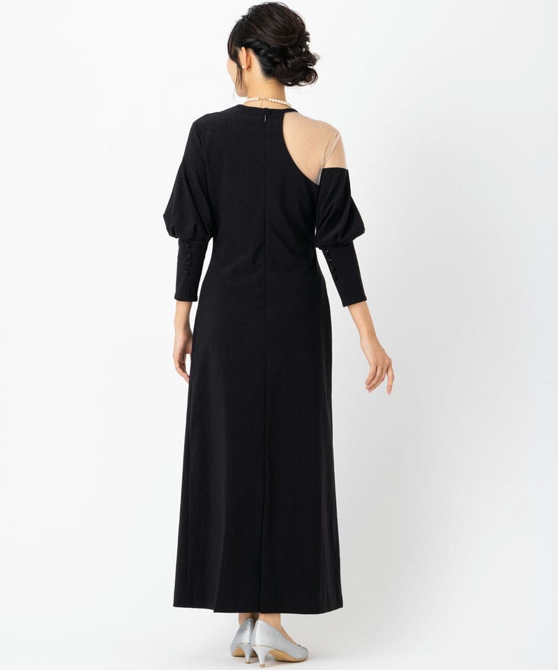 Ameri VINTAGE アメリヴィンテージ レイクカーブトリコットリブドレス