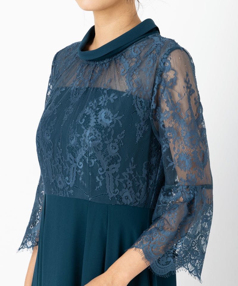 Select Shop 【マザーズドレス】ハイネック袖フレアドレス その他 x