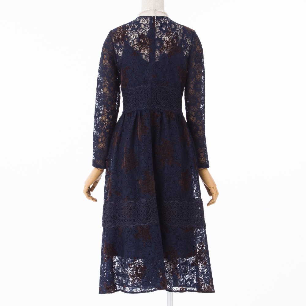 JILL STUART ジルスチュアート フラワーフロッキーレースドレス
