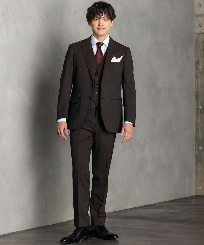 Select Shop [2756RS]マルゾット・マイクロウールピンストライプ