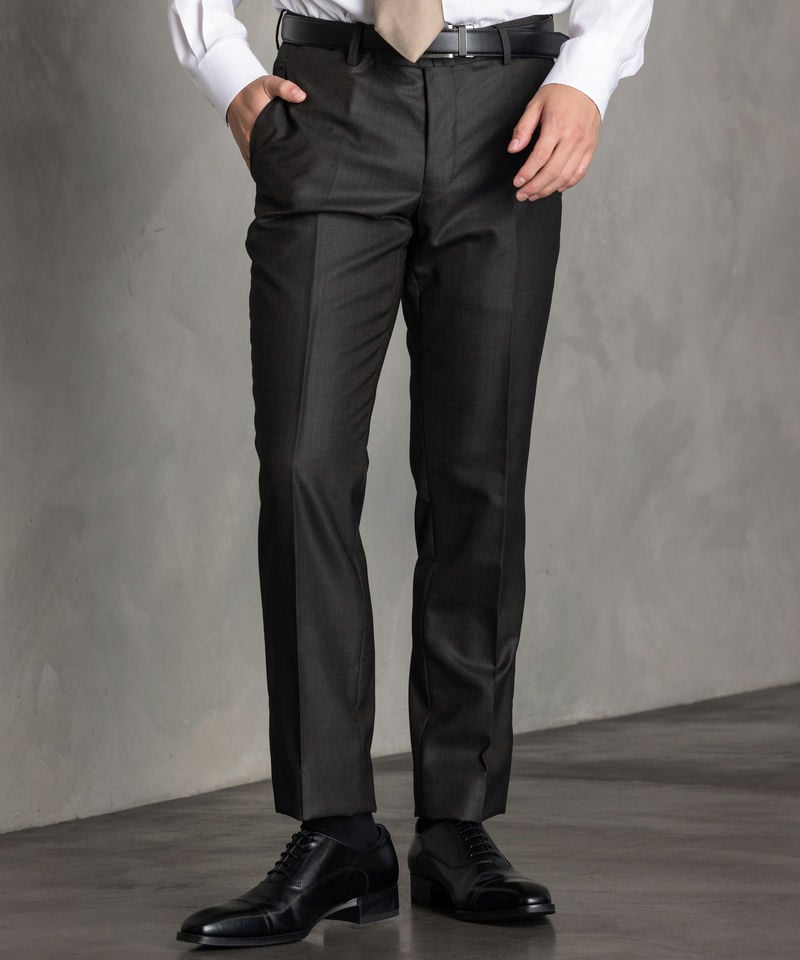 SUIT SQUARE シャイニーピンヘッド・フォーマルスリーピーススーツ