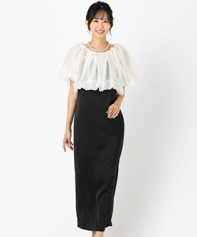 Chico チコ オフショルダーシアーボレロセットドレス その他 x