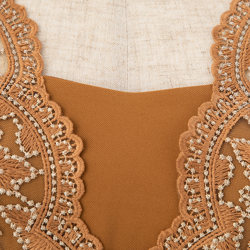 LilyBrown リリーブラウン レイヤード刺繍チュールドレス その他 x