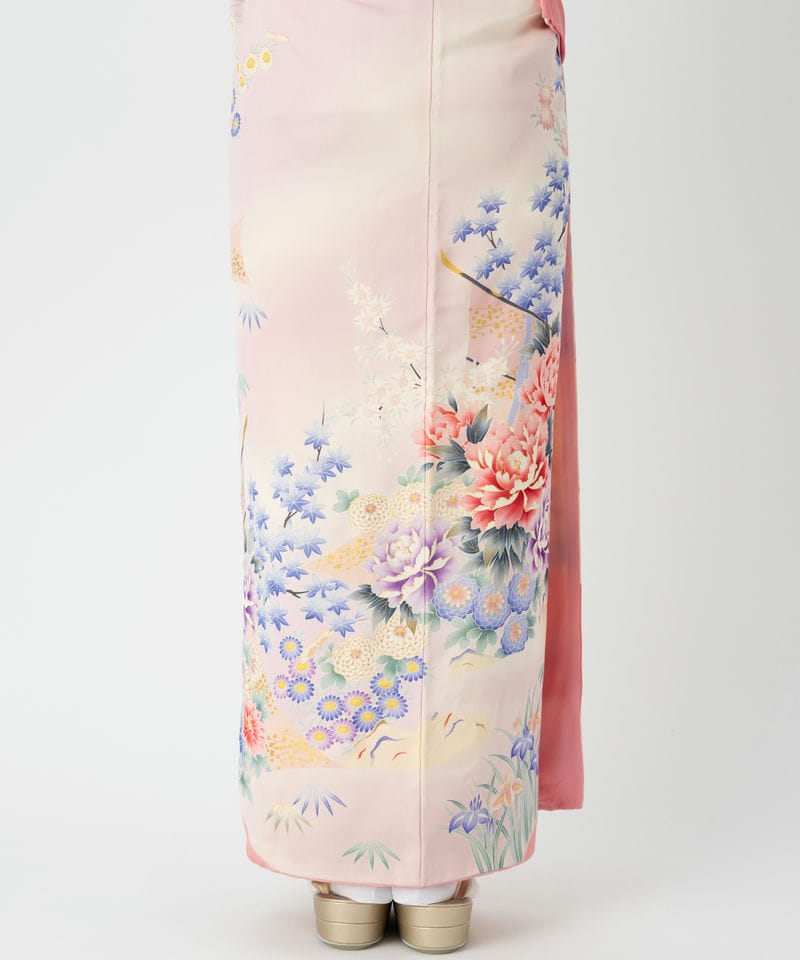 Select Shop 【振袖】孔雀と牡丹 ピンク系 | 結婚式パーティーの