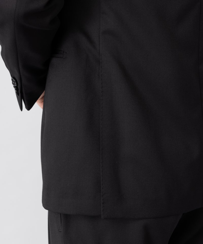 UNITED ARROWS ユナイテッドアローズ サージ3ボタンスーツ ブラック系