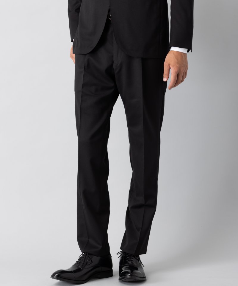 UNITED ARROWS ユナイテッドアローズ サージ3ボタンスーツ ブラック系