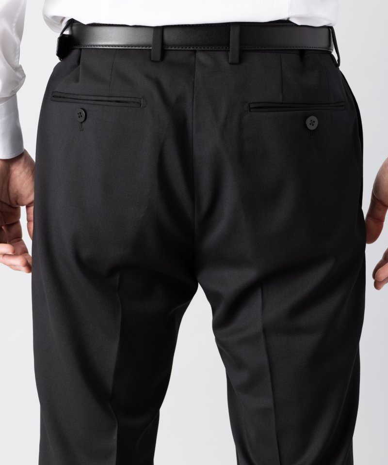UNITED ARROWS ユナイテッドアローズ サージ3ボタンスーツ ブラック系