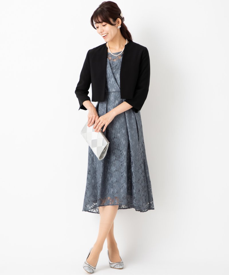 GRACE CONTINENTAL グレースコンチネンタル グログランノーカラー