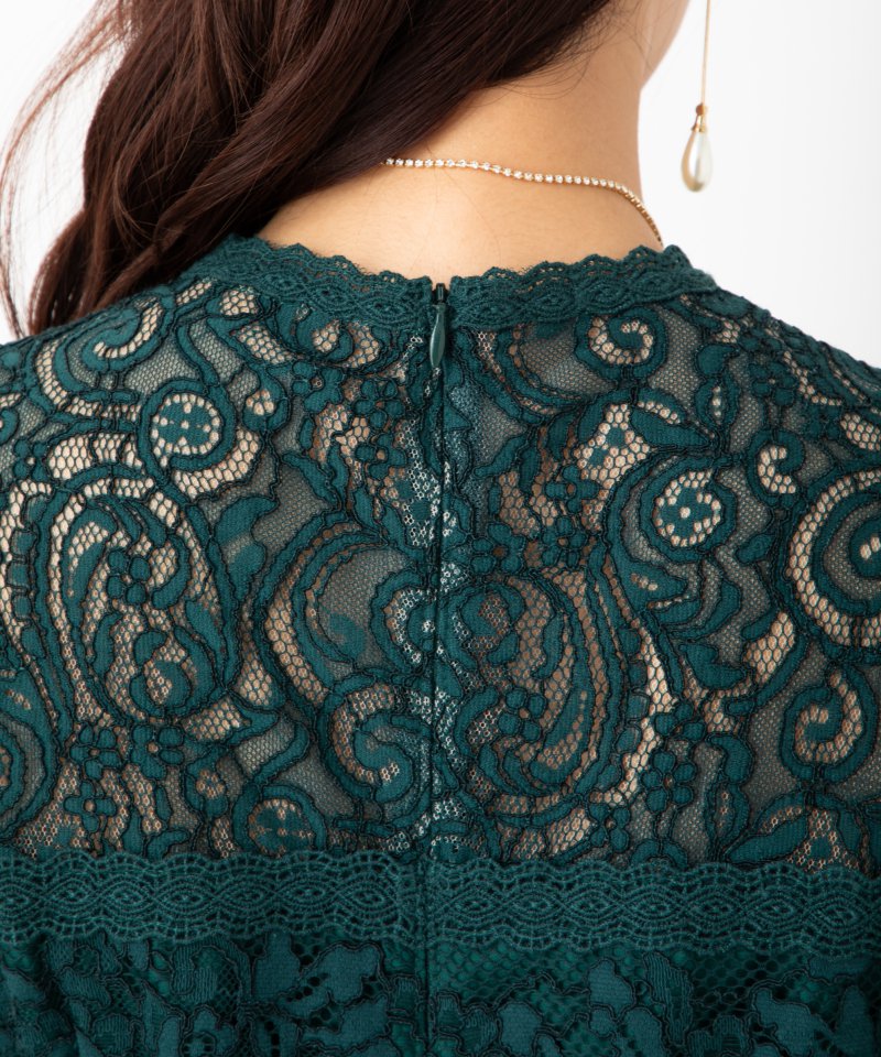 GRACE CONTINENTAL ハイネックレーストップ レースコンビハイネックトップ / GRACE CONTINENTAL | GRACE