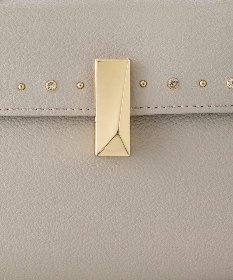 CELFORD セルフォード ビジュースタッズポシェット グレー系 | 結婚式