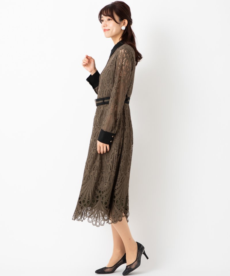 GRACE CONTINENTAL グレースコンチネンタル レース刺繍ドレス その他 x