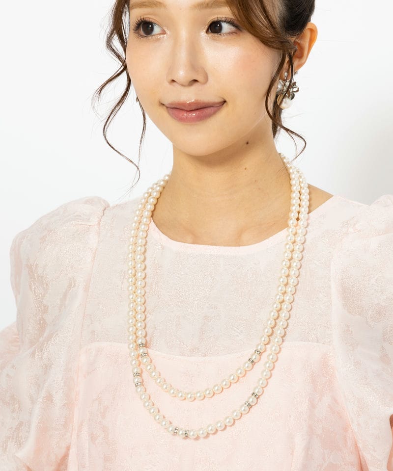 PREFERENCE プリファレンス 2連ロンデルミックスロングパール