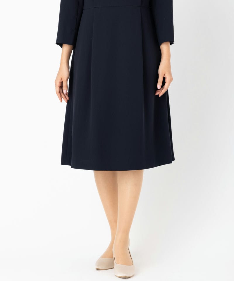 23区 トリアセダブルジョーゼットワンピース ネイビー系 | 結婚式