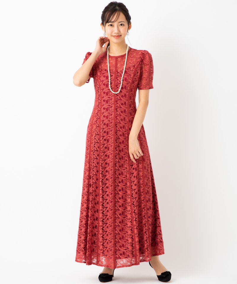 Select Shop ボレロセットベロアドレス その他 x レッド系 | 結婚式