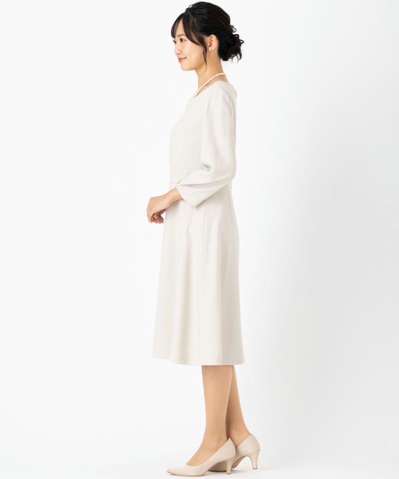 NATURAL BEAUTY ナチュラルビューティー 7分袖セレモニーワンピース 