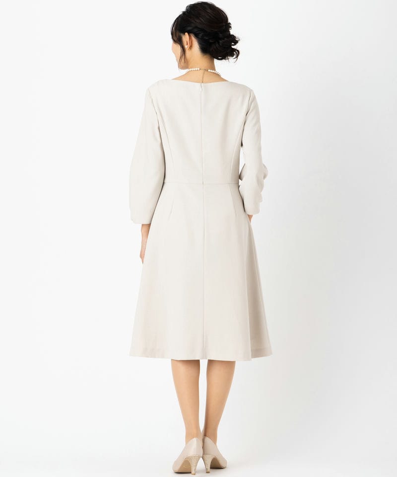 NATURAL BEAUTY ナチュラルビューティー 7分袖セレモニーワンピース