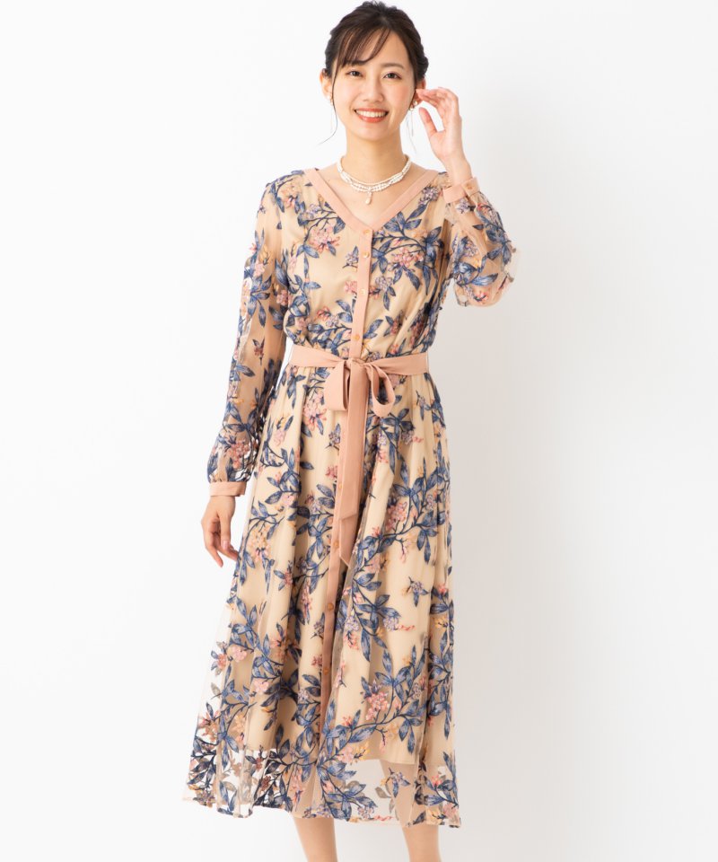 グレースコンチネンタル ドレス ワンピース スモールフラワーフレアドレス GRACE CONTINENTAL｜フラワーフレアドレス | Rakuten Fashion(楽天