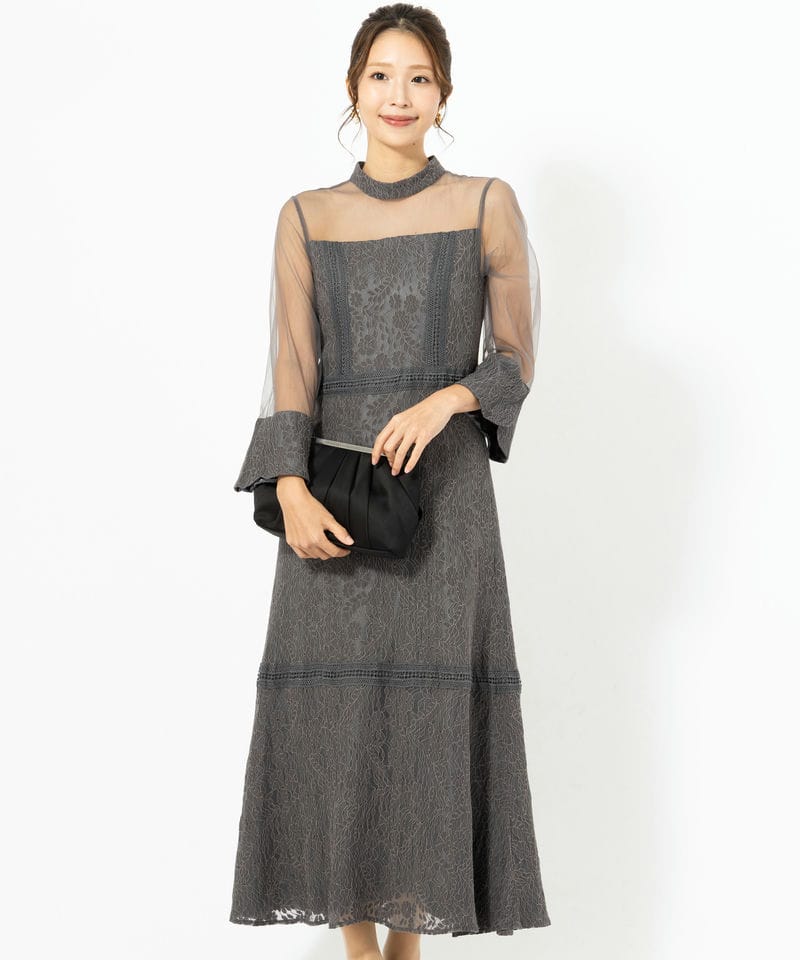 Leja 【ドレス2点SET】レジャ ボリュームチュールパイピングフレ