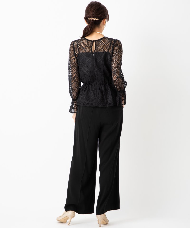 Aimer エメ リーフレーストップス×パンツセットアップパンツドレス