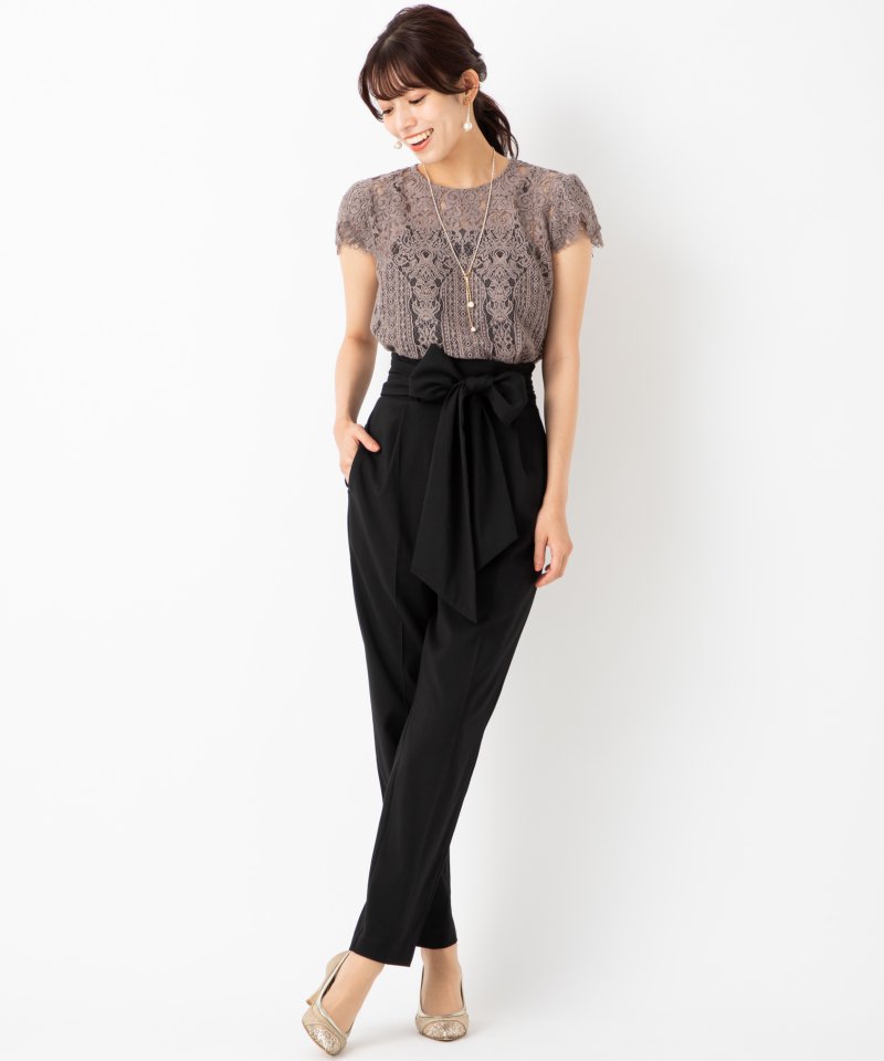 Aimer エメ レーストップス×フレアーパンツ2WAYセットアップパンツ