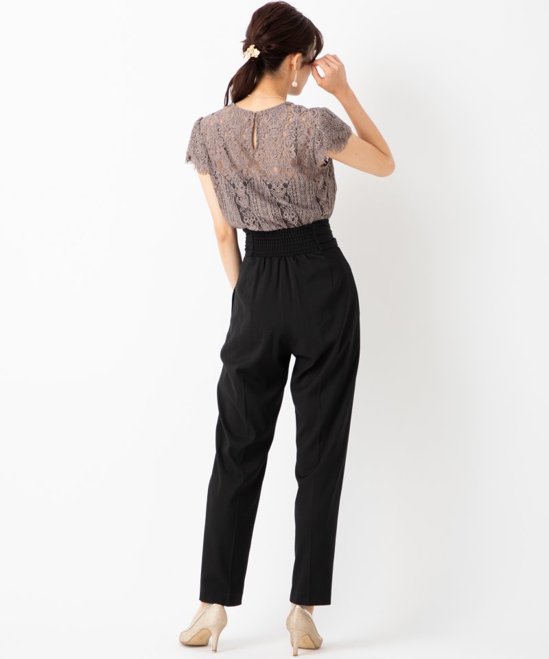 LAGUNAMOON ラグナムーン LADYレースプルオーバーセットアップパンツ