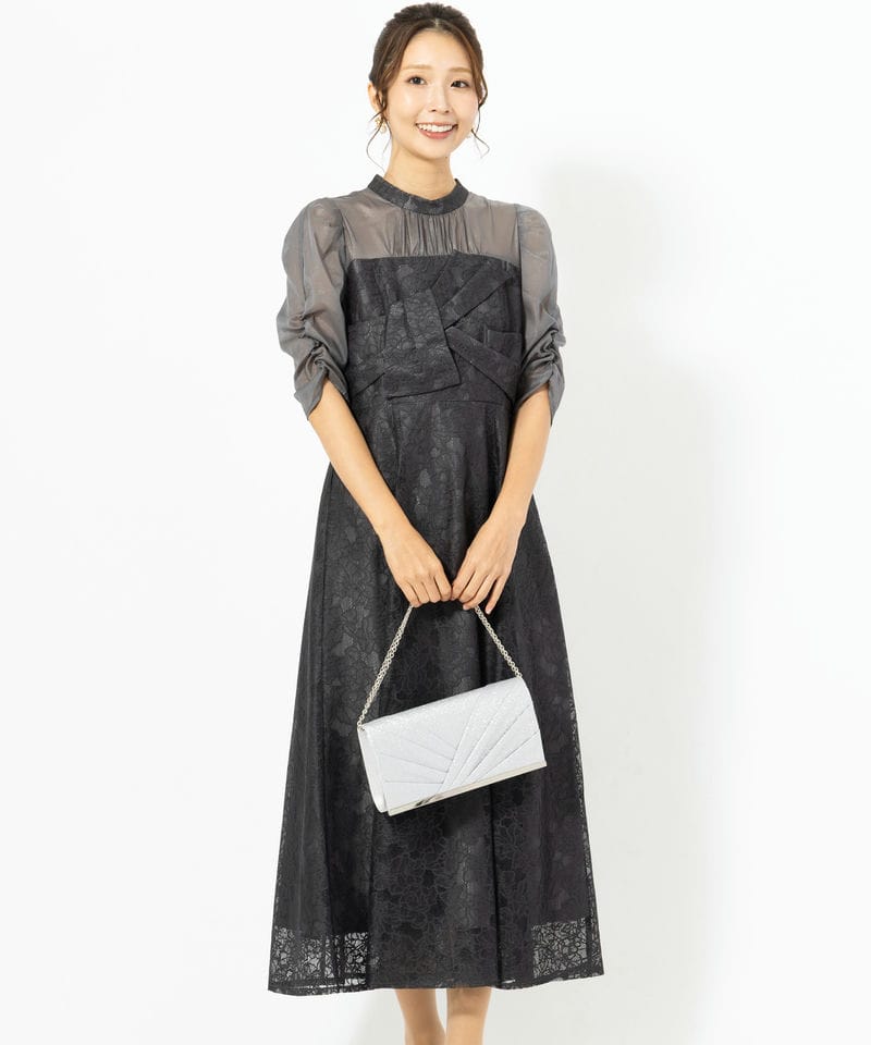 GRACE CONTINENTAL グレースコンチネンタル フリルワイドサロペット
