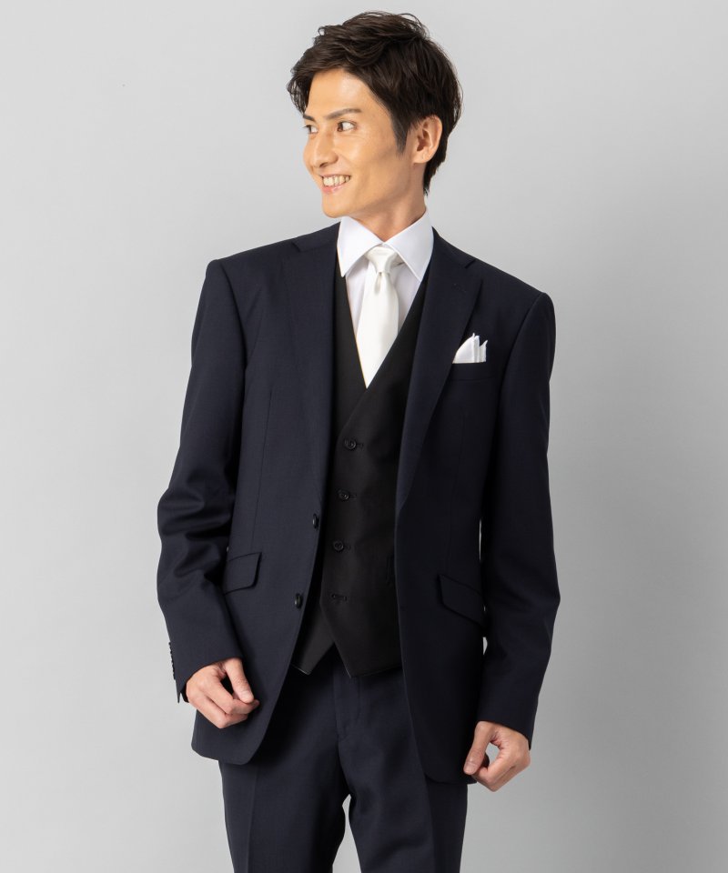 SUIT SELECT スーツセレクト 【セット】ソリッドフォーマルシルクタイ