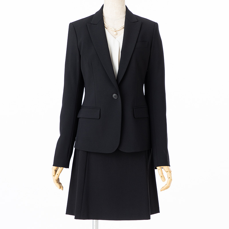 INDIVI 【スーツ3点SET】インディヴィ ジャケット+スカート+ブラウス