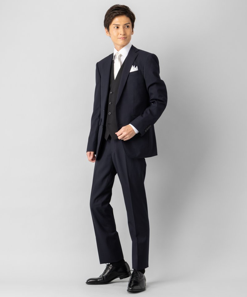 SUIT SELECT スーツセレクト 【セット】ソリッドフォーマルシルクタイ
